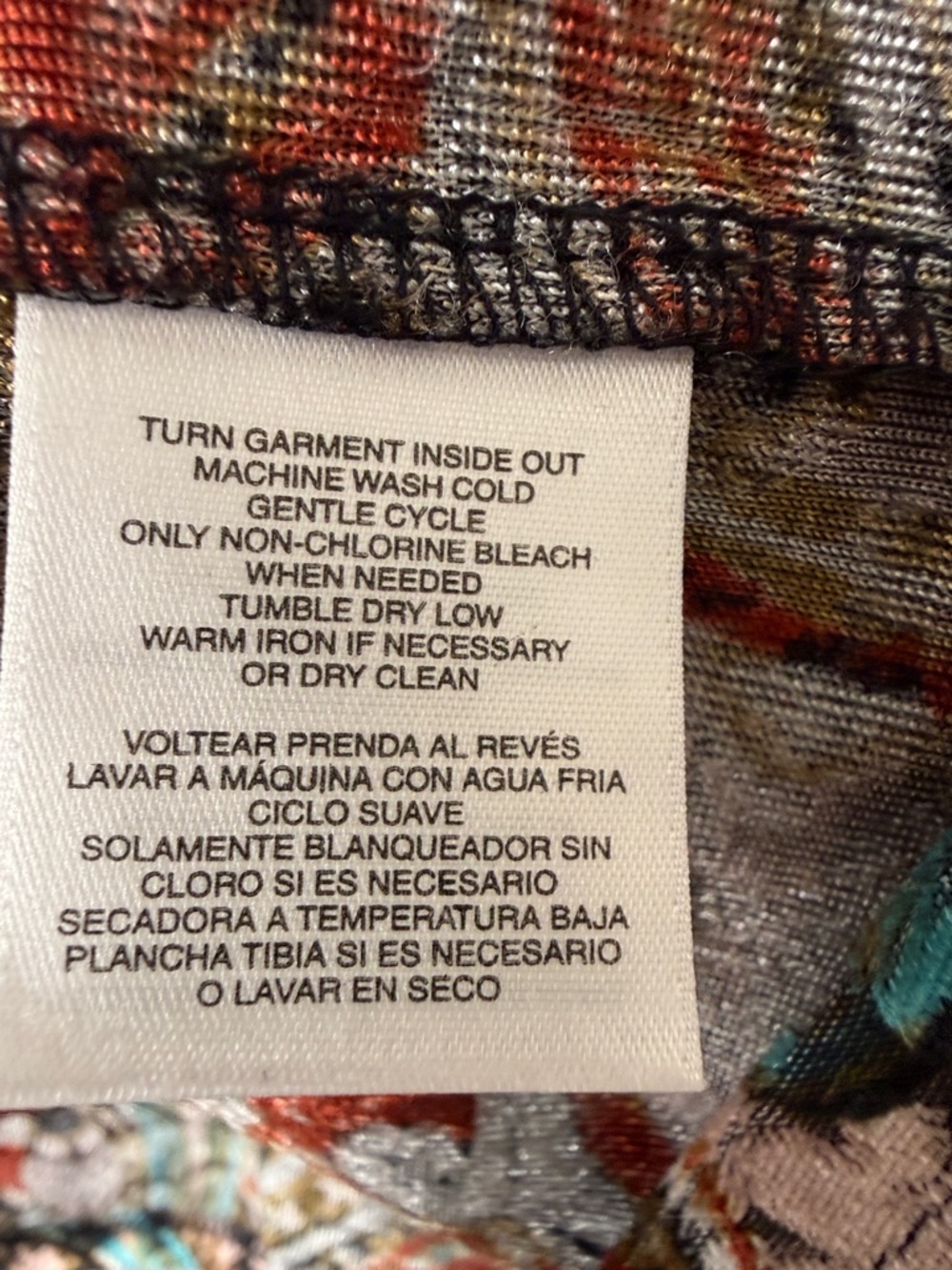 Nipon Boutique Multicolor Paisley Tunic Top - Picture 5 of 7